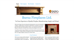 Desktop Screenshot of burnafireplaces.ie